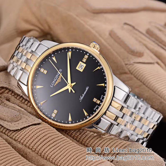 LONGINES浪琴 經典大三針 全自動機械 精品男士腕表 WSS0006
